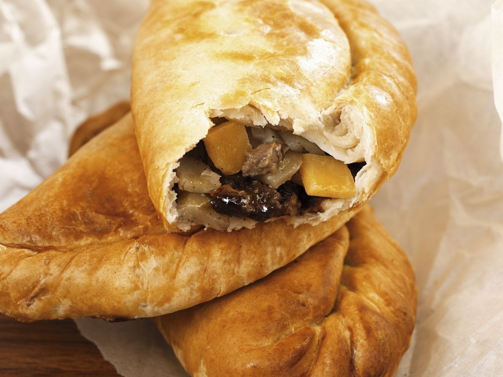 Món Cornish pasty, Anh