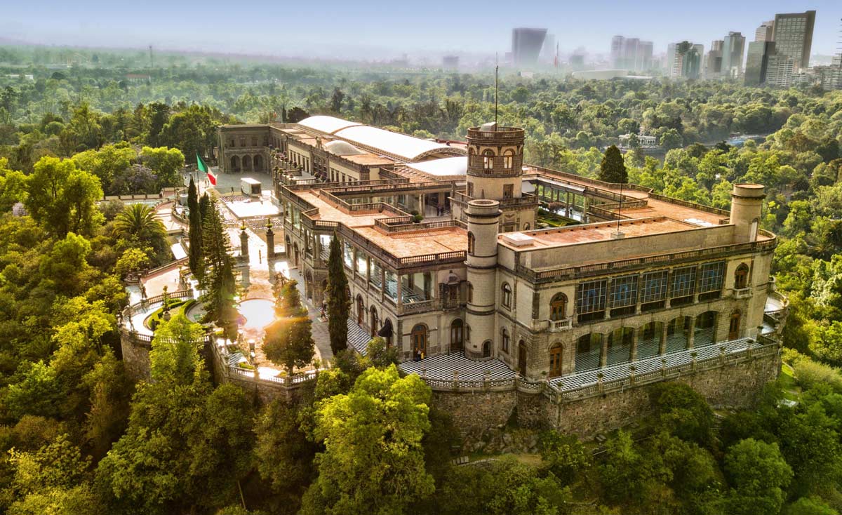 Lâu đài Chapultepec là di tích lịch sử có giá trị của người Mexico