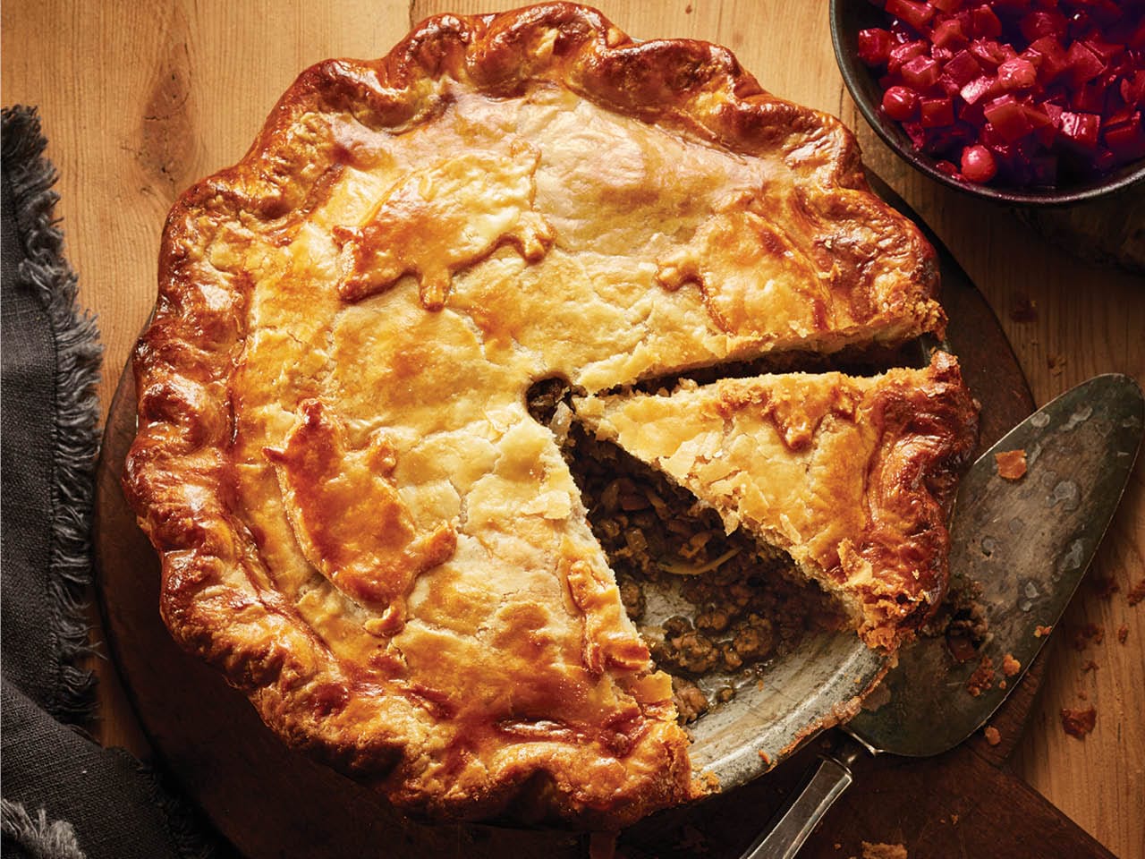 Bánh tourtière - đặc sản Vancouver